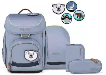 ergobag Cubo FährtenlesBär Schulranzen-Set 5-teilig (01720-30262-10)