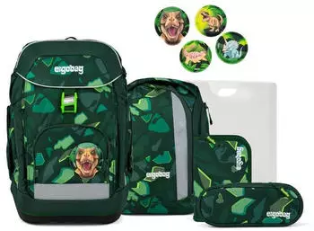 ergobag Maxi Set DinosauriBär Schulranzen-Set 6-teilig, 26l (01299-A0361-10)