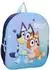 VadoBag Bluey Smooch Kiss Rucksack 3D, blau (32x26x11cm)