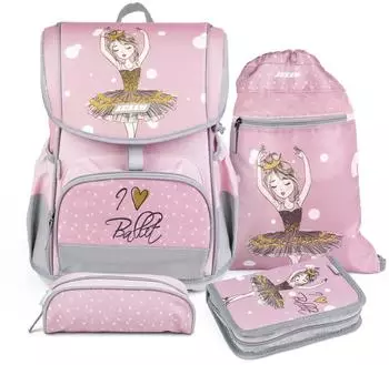 Jolly Flexi ergonomisches Schulranzen-Set, rosa (9940-9353)