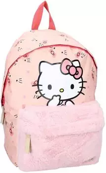 VadoBag Hello Kitty Furry Fantasy Rucksack, rosa, Kinder