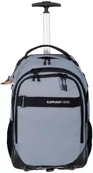 Elephant Hero Signature Schultrolley Arctic Grey Black Solid