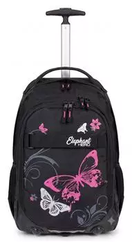 Elephant Hero Signature Schultrolley Butterfly Black