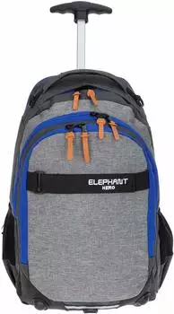 Elephant Hero Signature Schultrolley Two Tone Grey-Blue