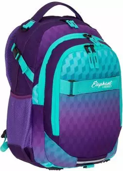 Elephant Hero Signature School Backpack Violet Cube