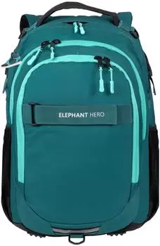 Elephant Hero Signature School Backpack Petrol Turquoise Solid
