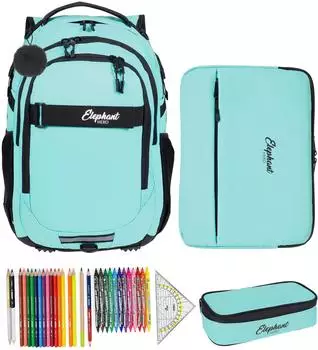 Elephant Hero Signature School Backpack Digital Ready Set