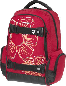 Schneiders Zipprucksack Flower red