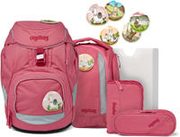 Ergobag ERG-SET-002-A07, ERGOBAG Schultaschen Set 6tlg Pack Lamas in B&auml;rjamas rosa
