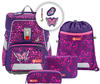 STEP BY STEP Schultaschen Set 5tlg SPACE Shine Butterfly Night Ina beere
