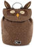 braun, Eule: trixie-baby Mini Backpack