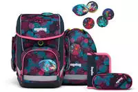 Ergobag ERG00649-90198-10, Ergobag Cubo Schulranzen-Set KorallB&auml;r (5-tlg.) Blau