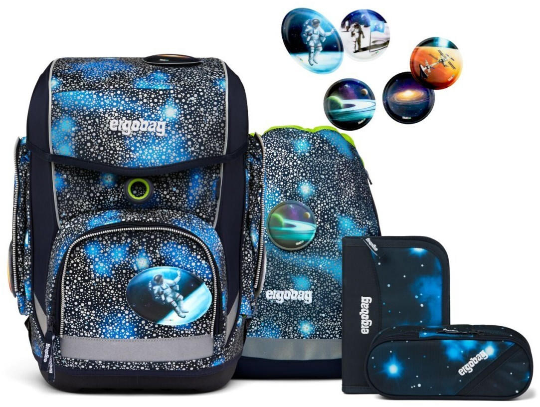 Produktbild von Ergobag Cubo Set Ergonomischer Schulrucksack Klassisch 6-teilig