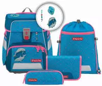 STEP BY STEP 213202, Step by Step 213202 SPACE Schulranzen-Set "Dolphin Pippa",