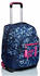 Seven Trolley Backpack Dyed Hearts 35x25x55 cm deep blue