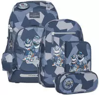 Beckmann 124157a, Beckmann Schulranzenset Active Air FLX - 6-tlg. Set Tiger Race
