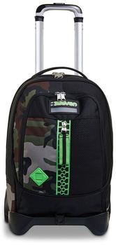 Seven Trolley Backpack Jack 2WD Half Black black/green