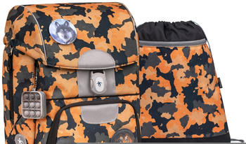 Belmil Motion Set with Patches (405-74/S) Orange Camouflage 8