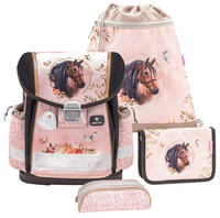 Classy 403-13-AG-S-4, Belmil Classy Schulranzen-Set 4tlg Horse Chestnut 2023