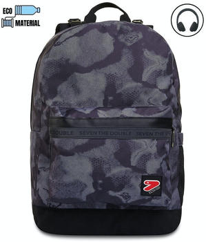 Seven Reversible with Wireless Earphones The Double smoked camo