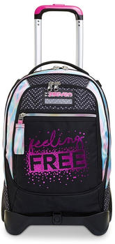 Seven Trolley Backpack Jack 2WD Feeling Free black/pink