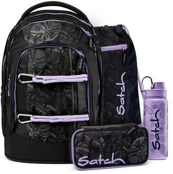 Satch Pack Set mit Turnbeutel, Schlampermäppchen und Trinkflasche Betty Grey