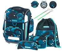 Ergolite 9tlg 78525-182, Ergolite 9tlg Schneiders Ergolite Schulranzen-Set 9tlg Ninja