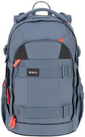L&Auml;SSIG Schulrucksack "Origin Bold, blue" Reflektoren aus recyceltem Material