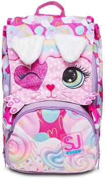Seven Expandable Backpack - Heart Lolly pink