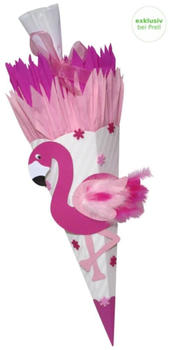 Prell Bastelset Flamingo 100cm rosa/weiß