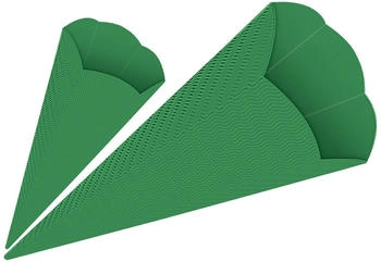 Ursus 3D-Schultüten 41cm 5 Stück dunkelgrün (9740055)
