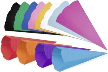 Ursus 3D-Schultüten 68cm 5 Stück hellblau (9840031)