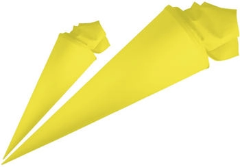 Ursus Bastel-Schultüte 35cm mit Filzmanchette Mini sonnengelb (9750015)