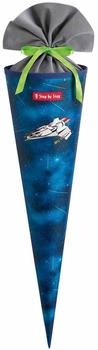 Step by Step Starship Galactus 70cm blau