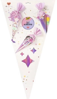 Folia Schultüte Bastelset UNICORN SCHOOL 68cm
