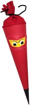 Prell Bastelset Ninja rot 85cm gefüllt
