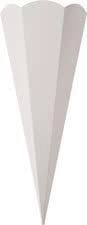 Folia Schultüten-Rohlinge 6-eckig grau 68 cm 5 Stück (92580)
