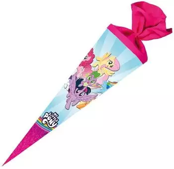 Nestler Schultüte My little Pony Friendship 70cm mit Filzverschluss