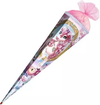 ROTH Motivschult&uuml;te 85 cm Einhorn Beauty Glitzerborte