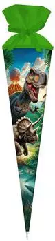 Goldbuch Schult&uuml;te Dinosaurier Vulkan, gr&uuml;n, 70x19cm (97 157)