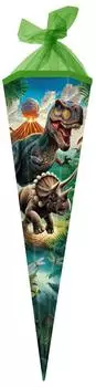 Goldbuch Schultüte "Vulkan Dinosaurier" 85cm, sechseckig (98 157)