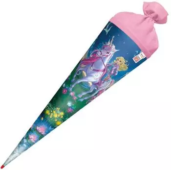 ROTH Motivschult&uuml;te Magische Einhornreiterin 70 cm Glitter