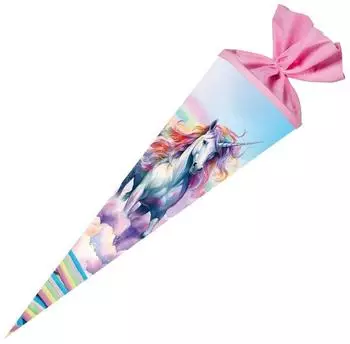 Nestler Schultüte Sweet Unicorn 70cm mit Filzverschluss