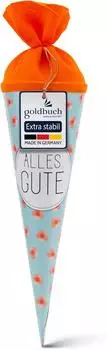 Goldbuch Geschwistertüte "Alles Gute" Mohnblumen, Lackkarton, 35cm rund (93 211)