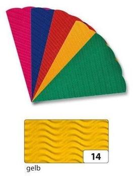 folia 3D-Welle 68 cm gelb 5 Stück