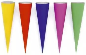 Goldbuch Bastelschultüte Buntkarton 70cm sortiert