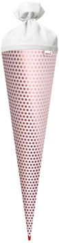 Roth Edition ROTH Bastelschultüte rosa mit Punkten Folieneffekt 70cm (667041)