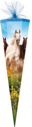 Nestler Wildpferde 85cm 6-eckig hellblau (48477)
