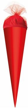 ROTH Bastelschultüte mit Verschluss 50cm rot (665042)
