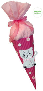Prell Bastelset Katze weiß 68cm rosa/weiß